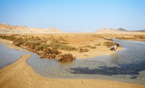 20 Sudan de woestijn die in zee over gaat
